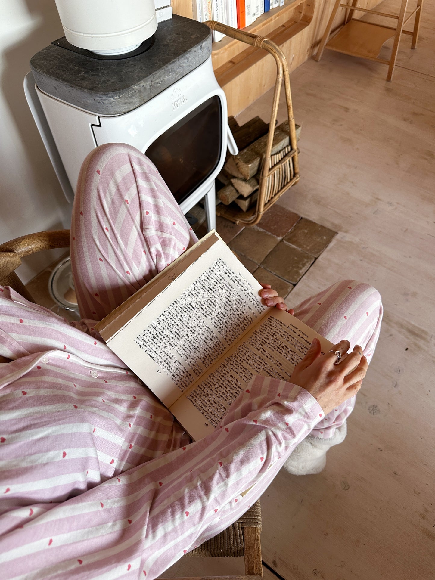 Bas de pyjama à rayures