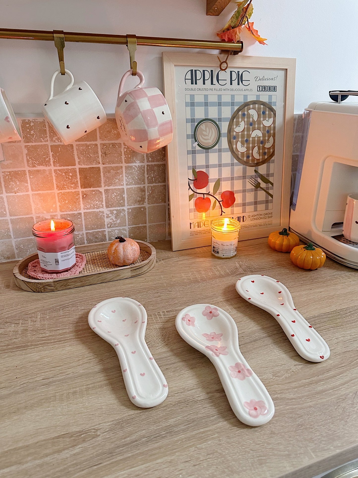 Repose-cuillère red heart