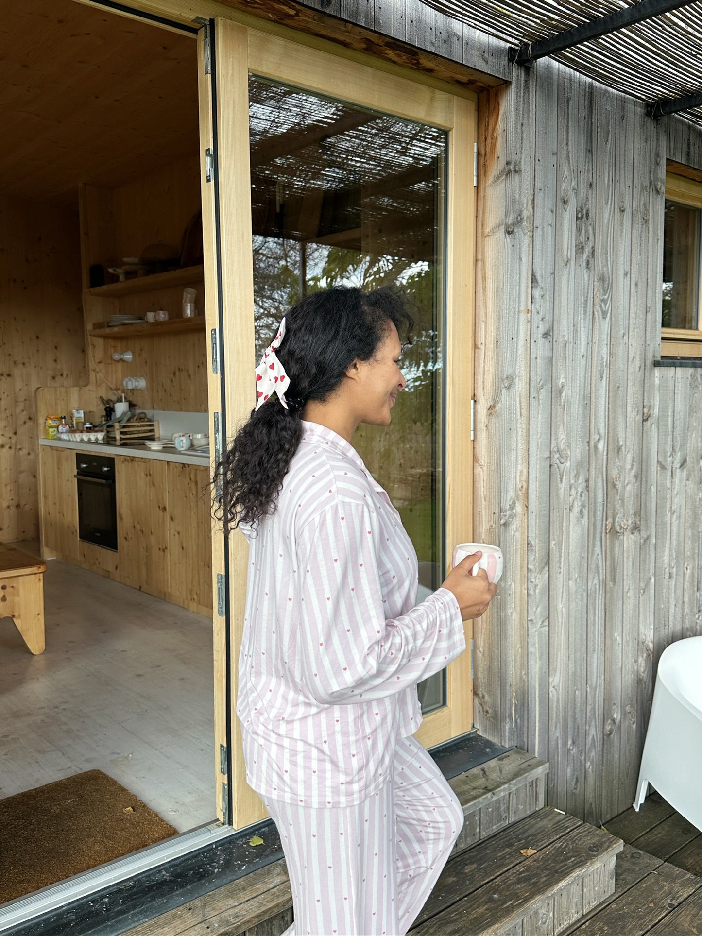 Haut de pyjama à rayures