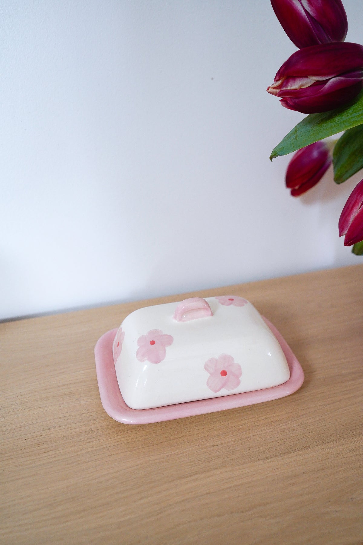 Beurrier à fleurs roses