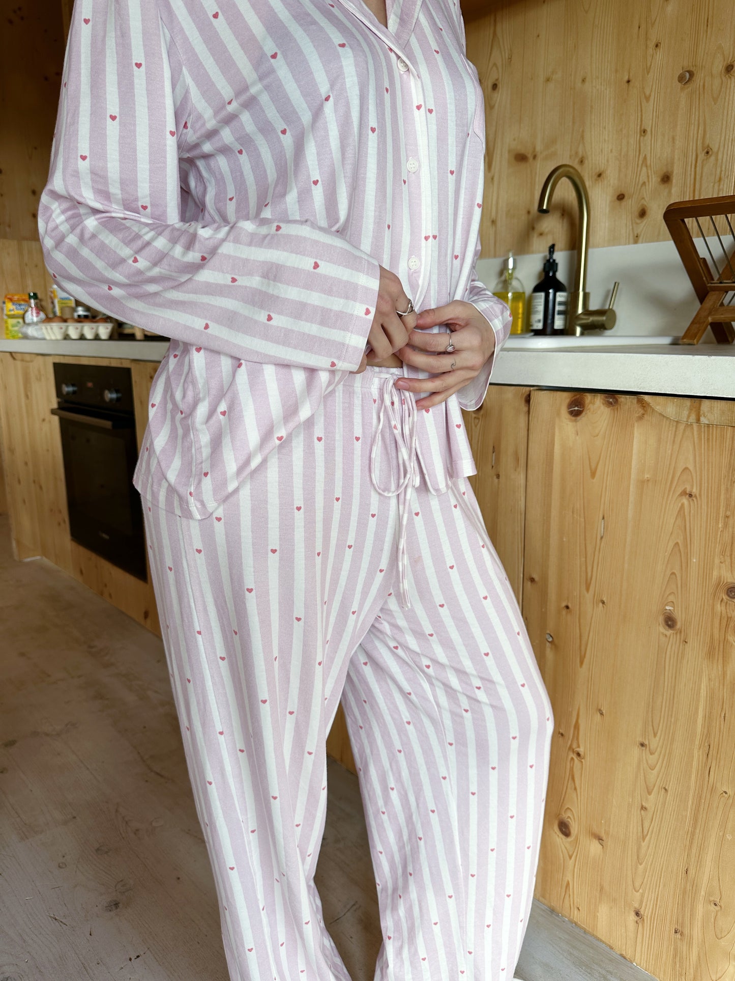 Bas de pyjama à rayures