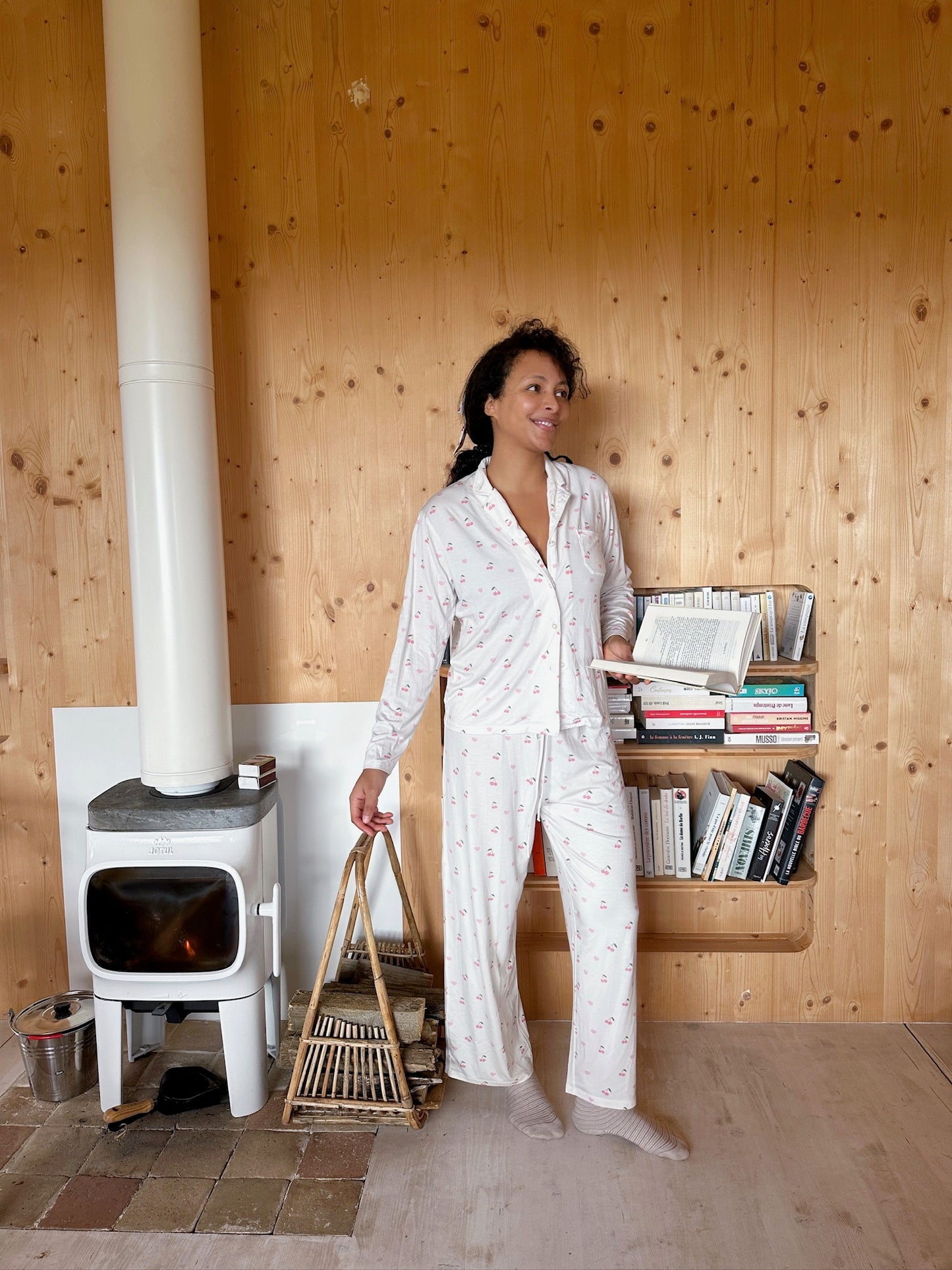 Bas de pyjama Cherries/Hearts