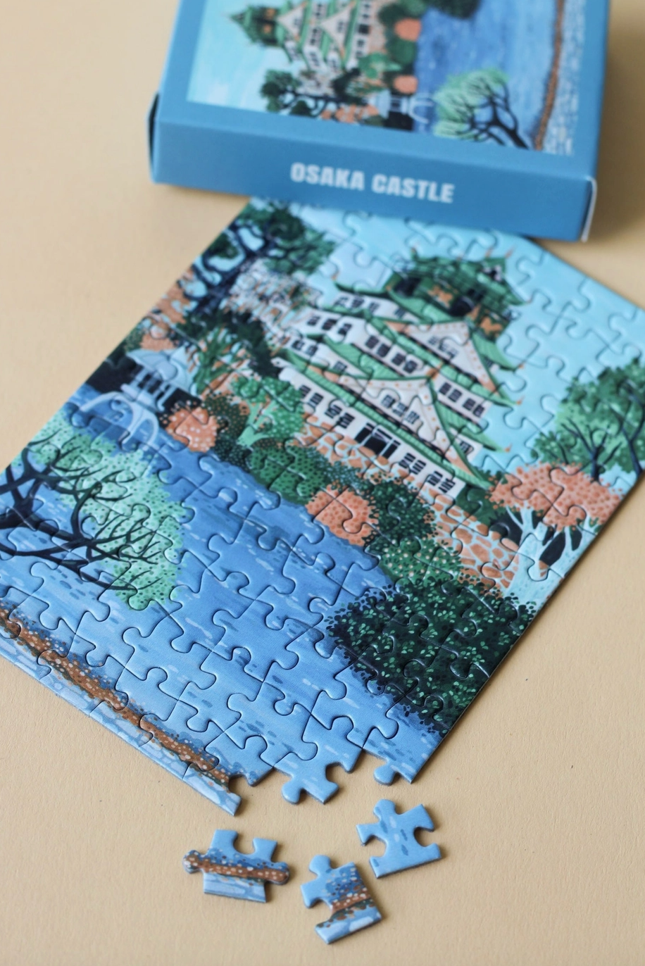 Mini-puzzle Château d'Osaka, 99 pièces