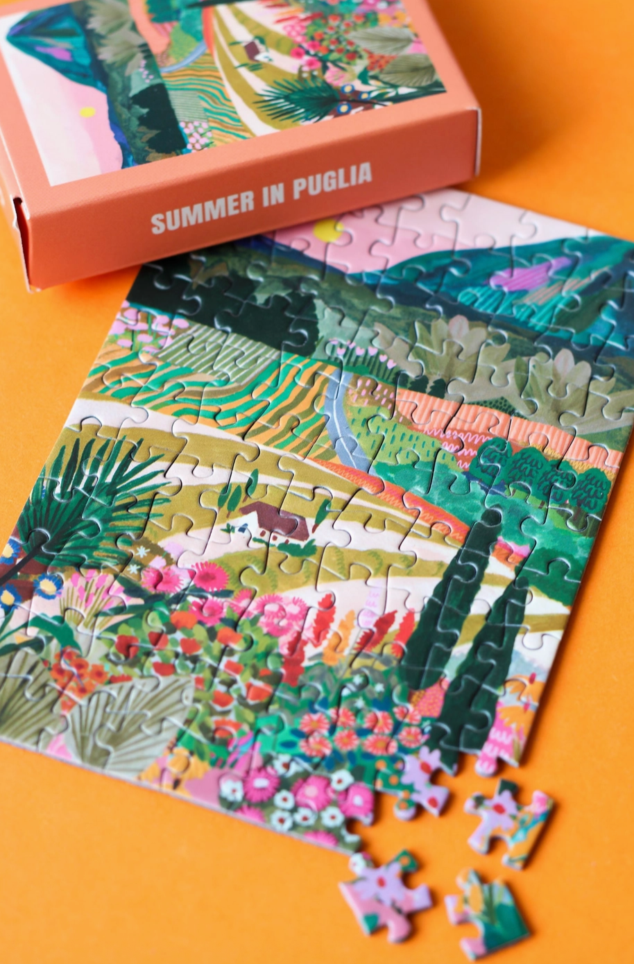 Mini-Puzzle L'été dans les pouilles, 99 pièces