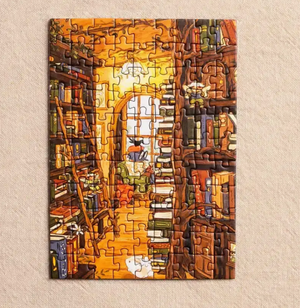 Mini-puzzle Whispering library 99 pièces