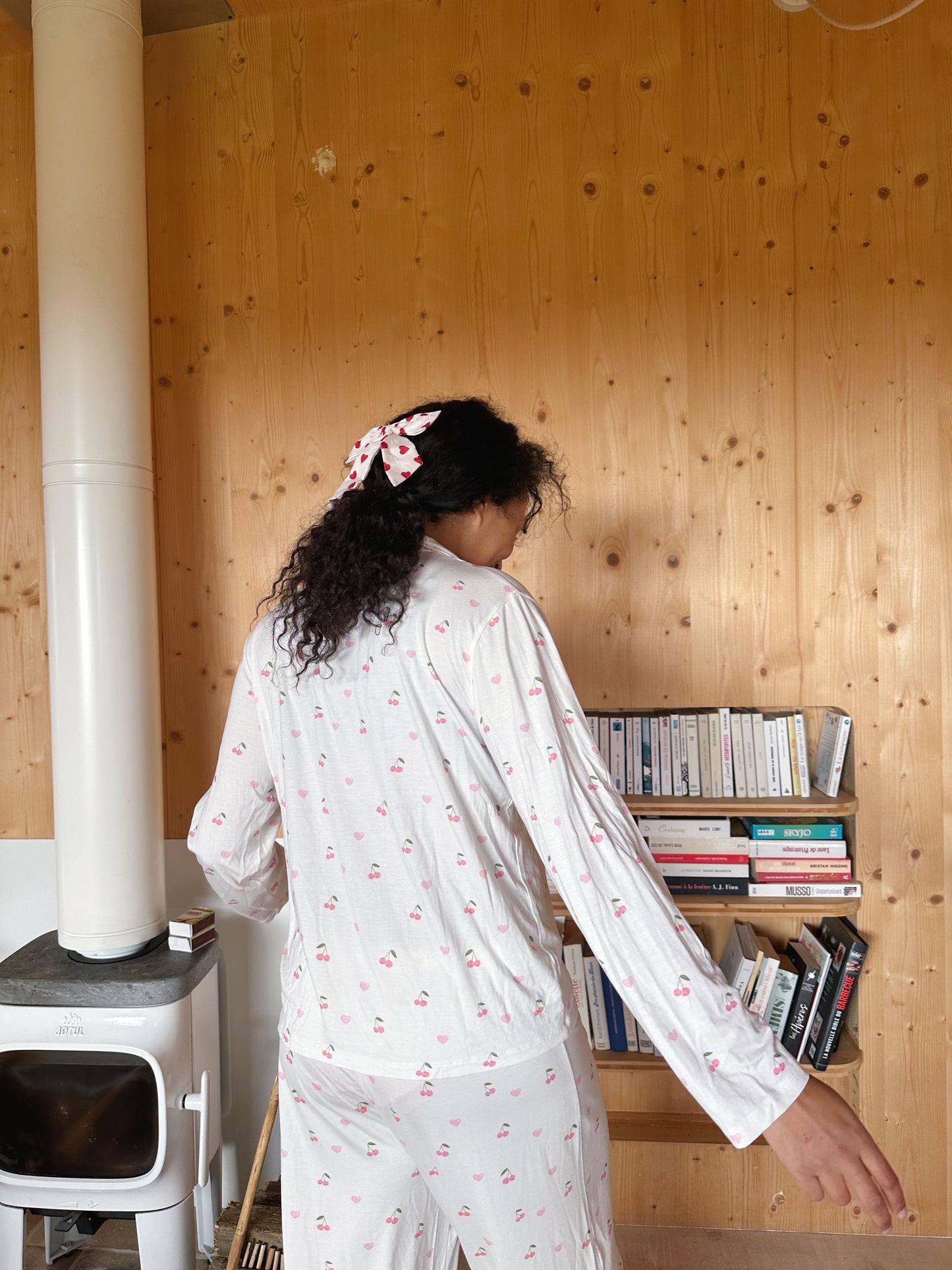 Haut de pyjama Cherries/Hearts