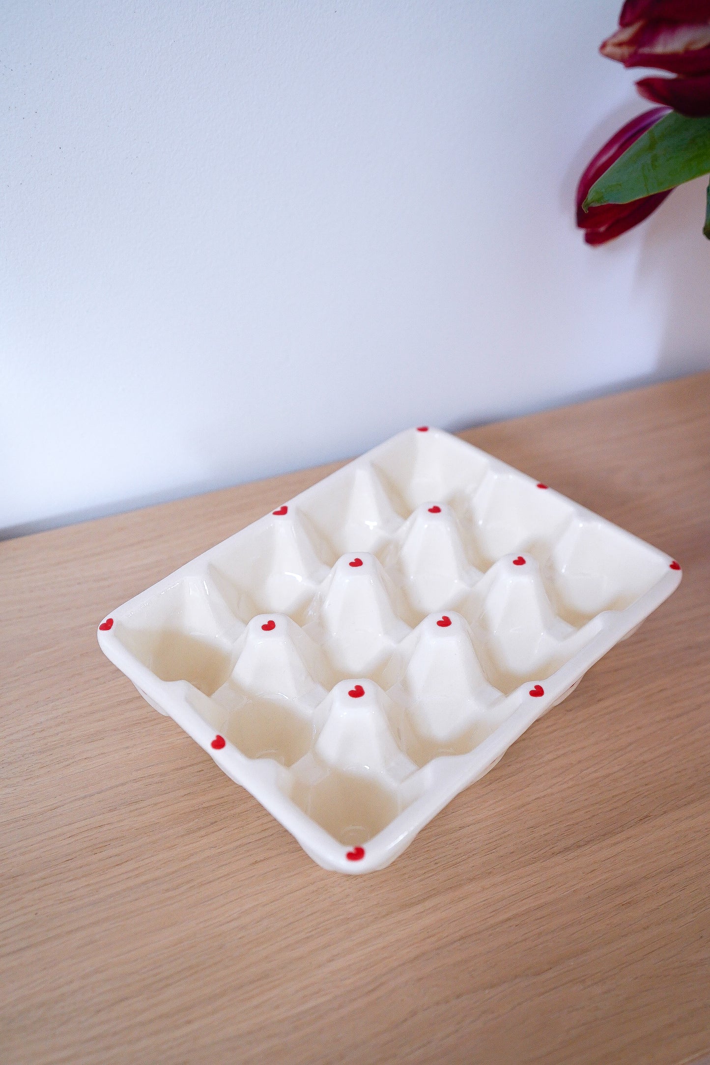 Porte-oeufs coeur (12 oeufs)