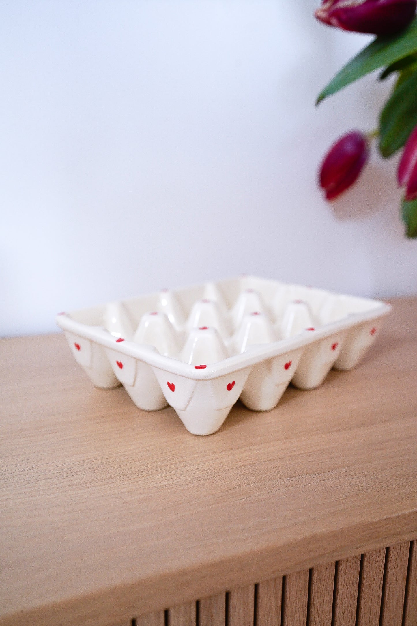 Porte-oeufs coeur (12 oeufs)