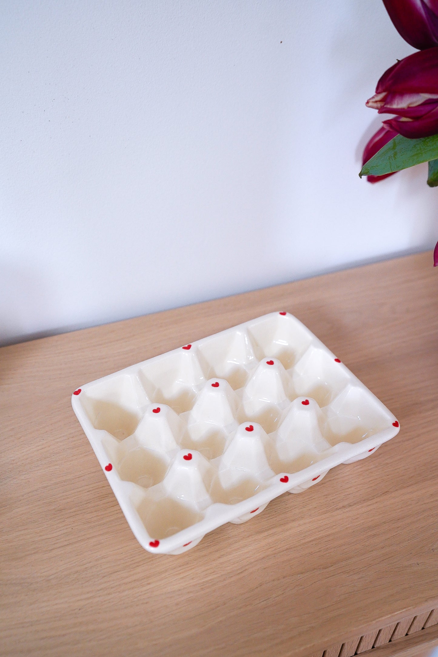 Porte-oeufs coeur (12 oeufs)