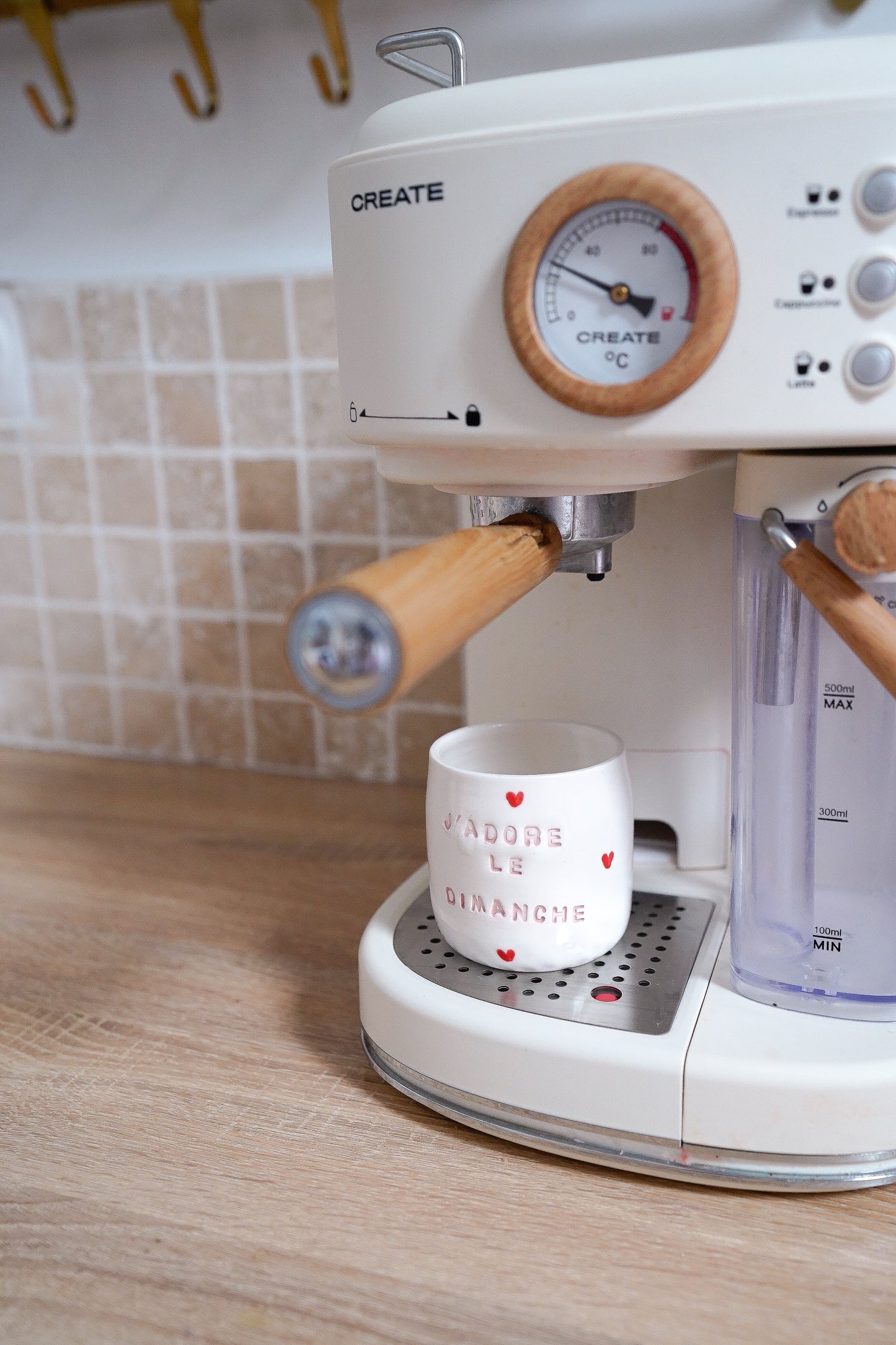 Tasse "J'adore le dimanche" classique