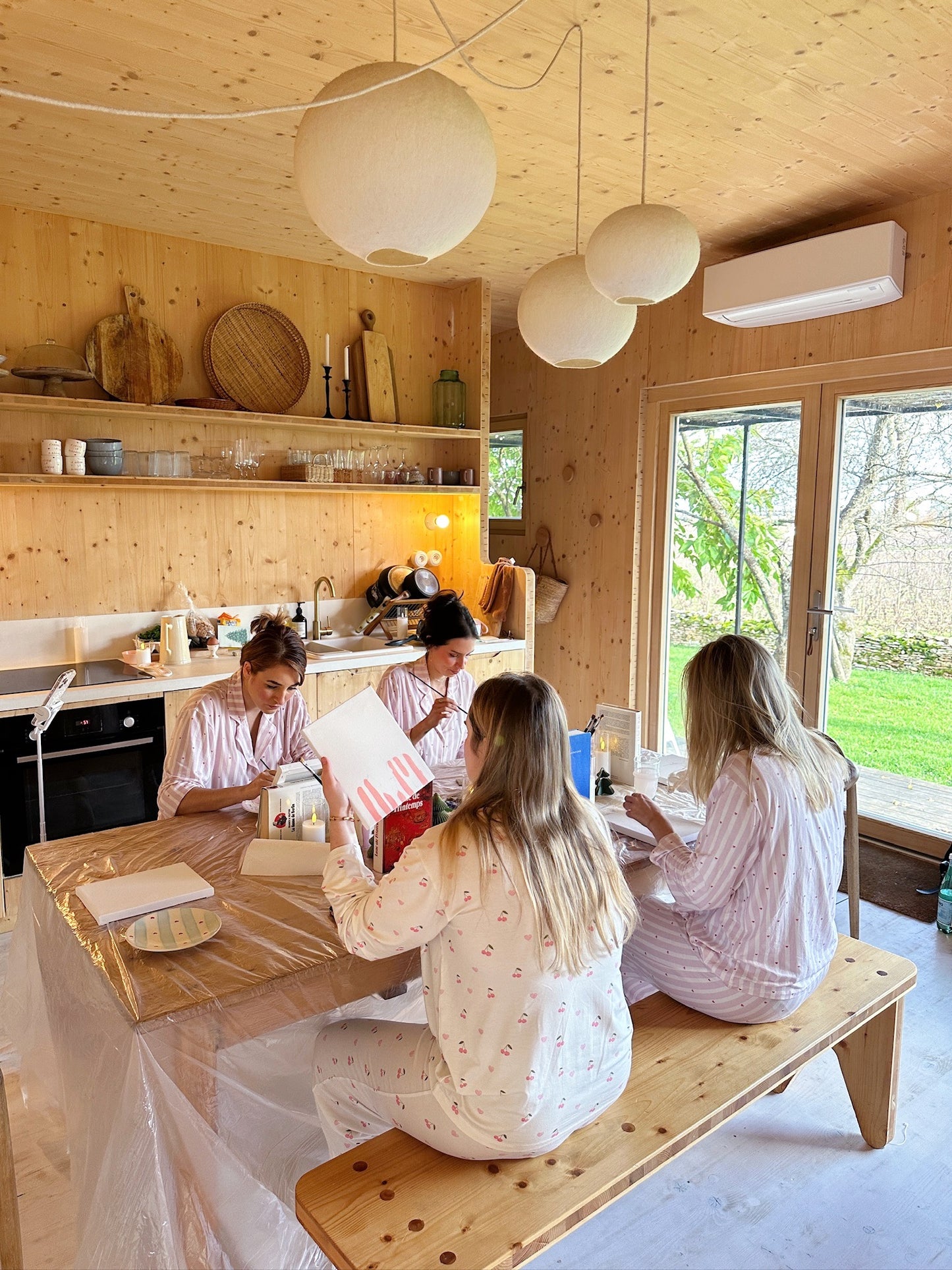 Bas de pyjama à rayures