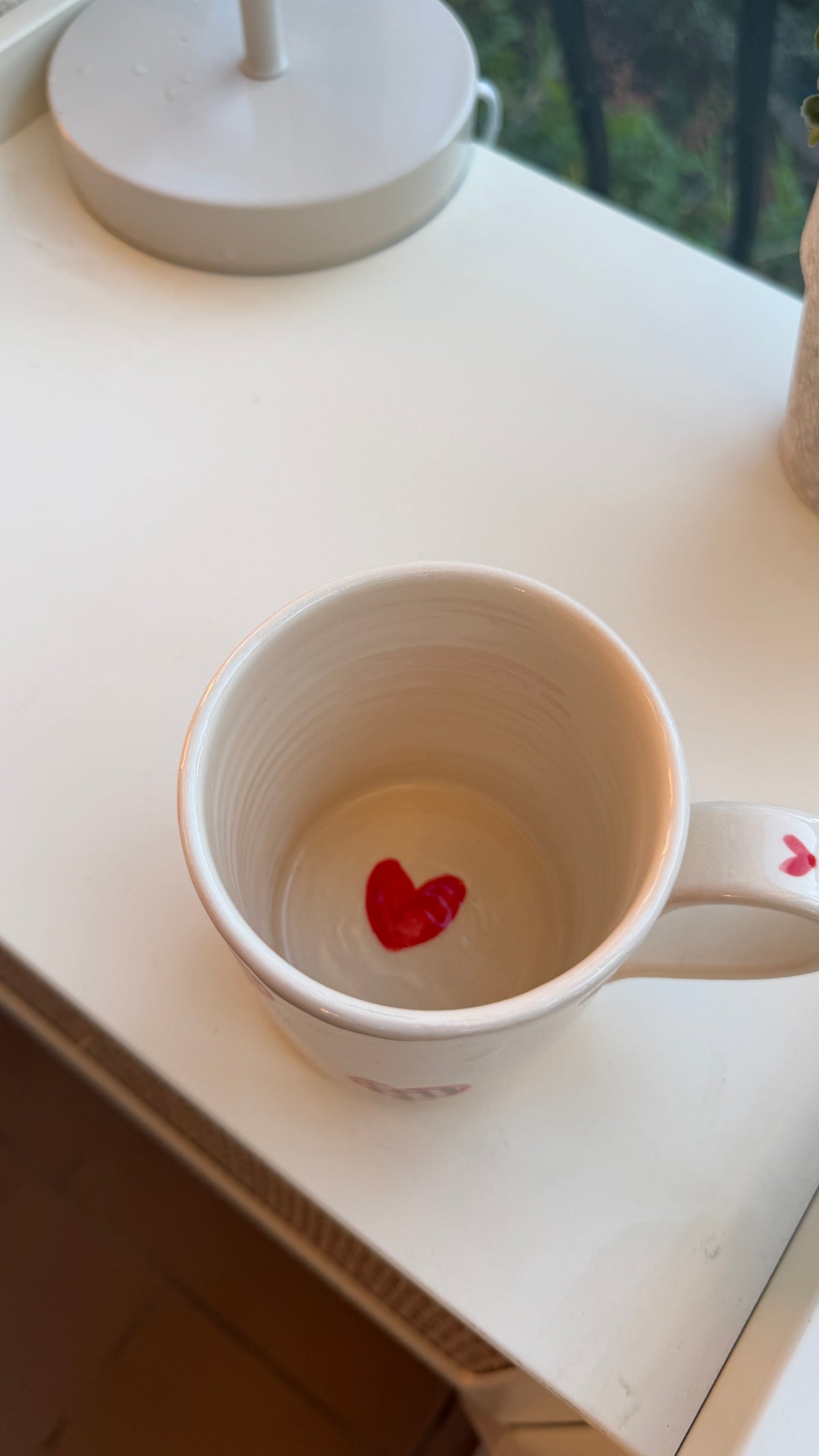 Imparfaits / Tasses carreaux/coeurs