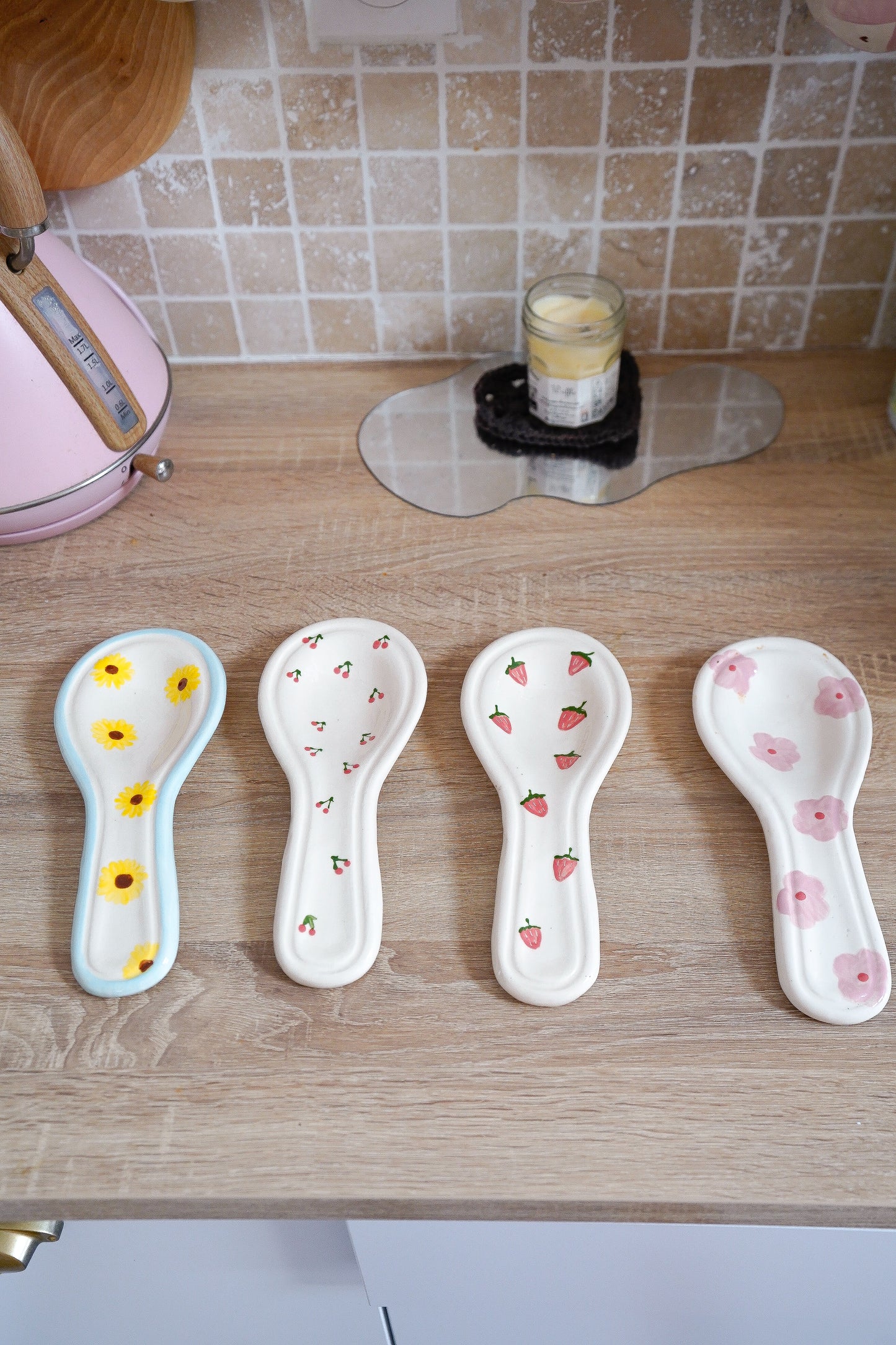 Repose-cuillère strawberry