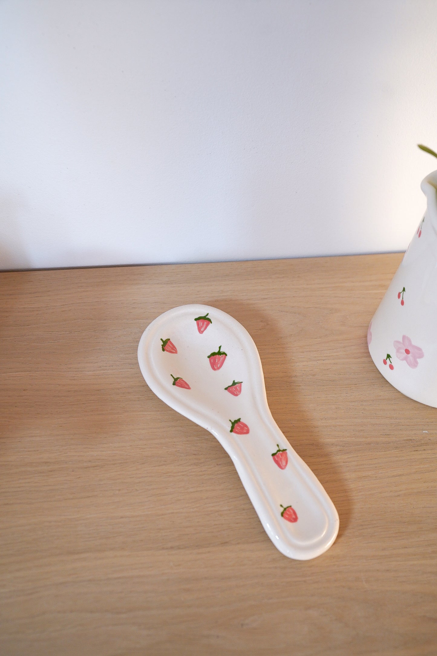 Repose-cuillère strawberry