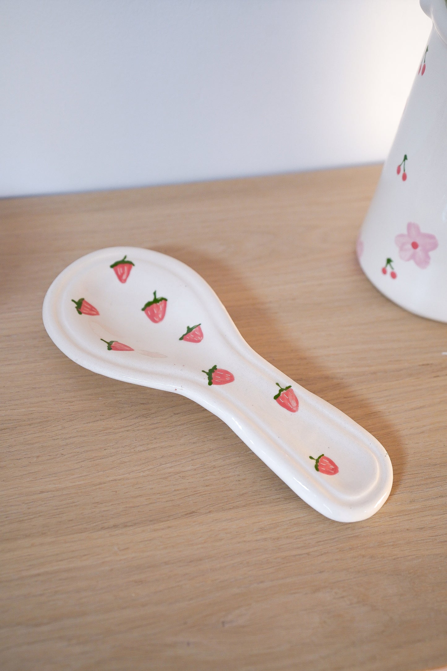 Repose-cuillère strawberry