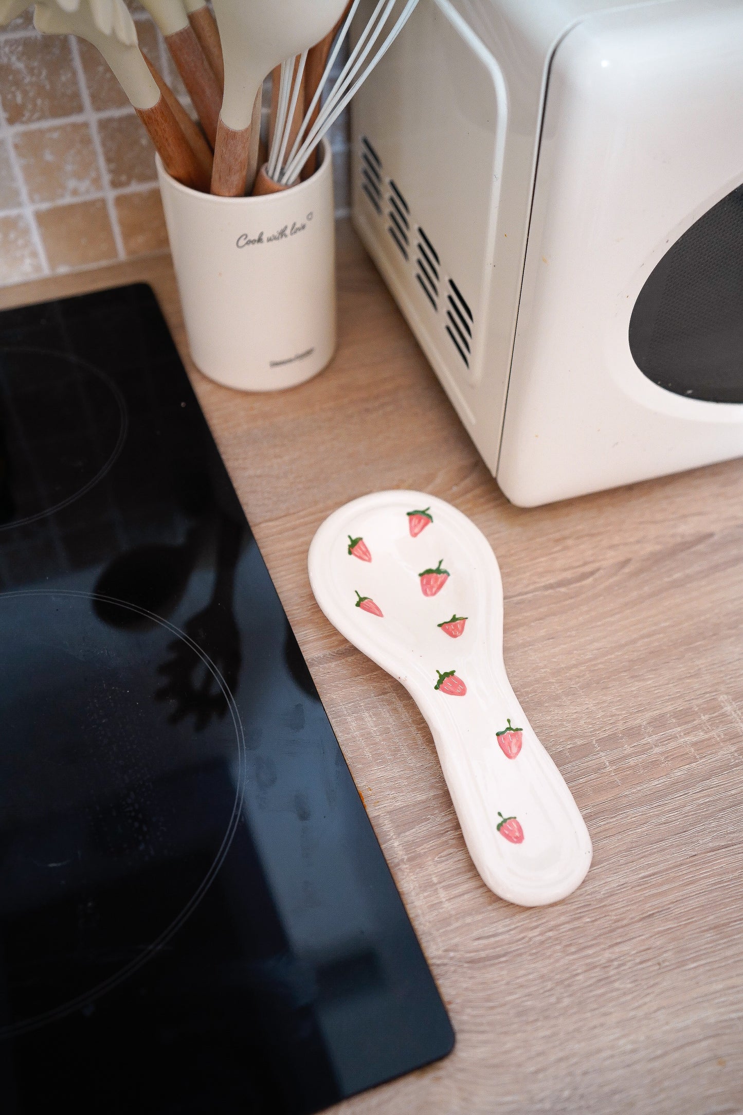 Repose-cuillère strawberry