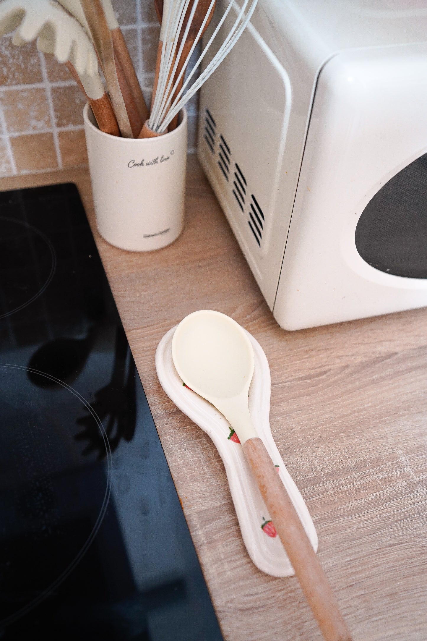 Repose-cuillère strawberry