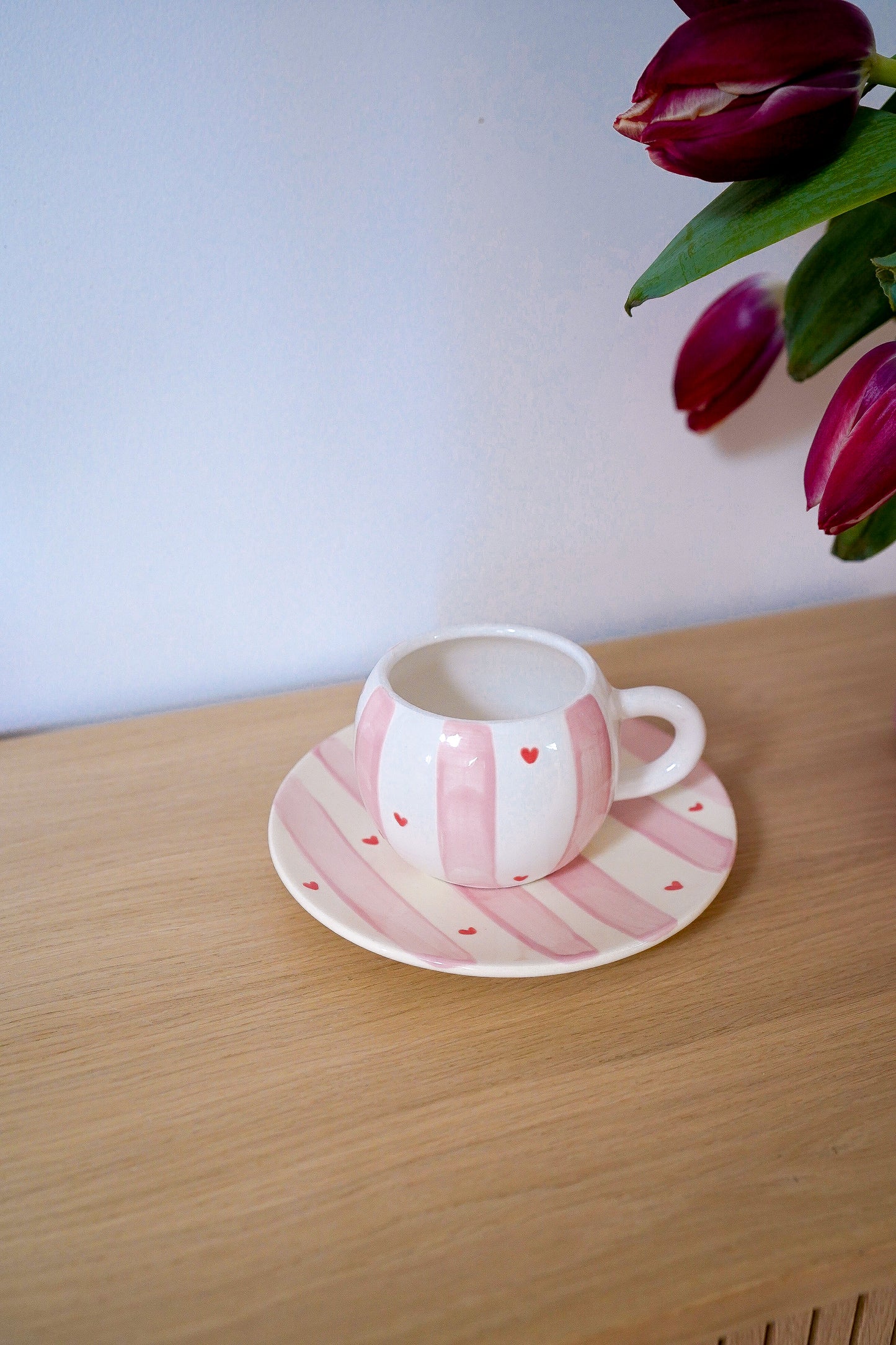 Tasse ronde Valentine pink