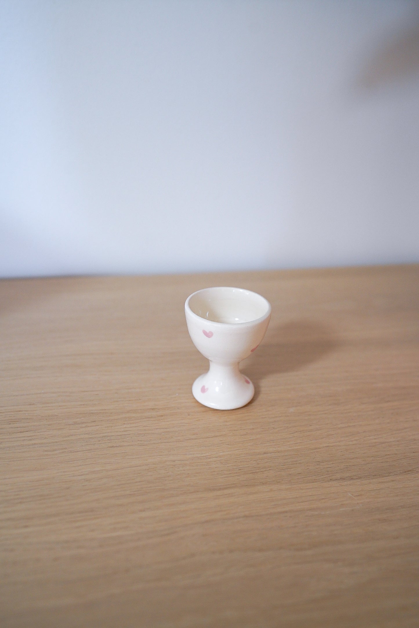 Coquetier pink heart