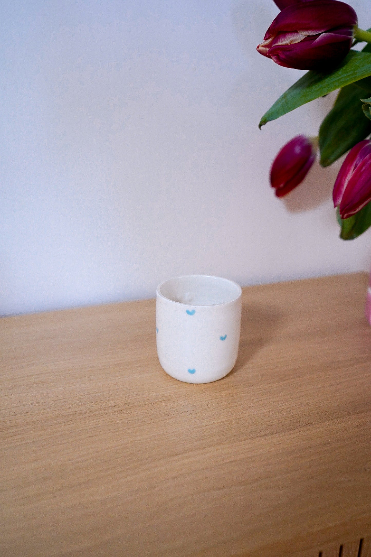Tasse "J'adore le dimanche" blue
