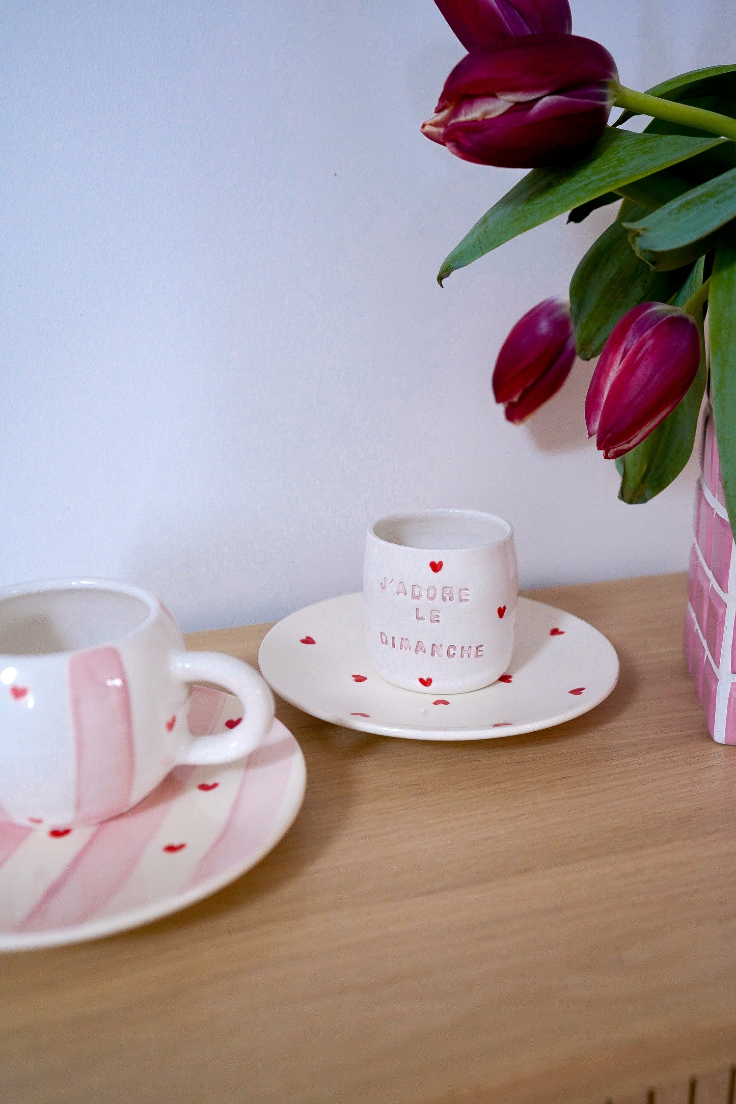 Tasse "J'adore le dimanche" classique