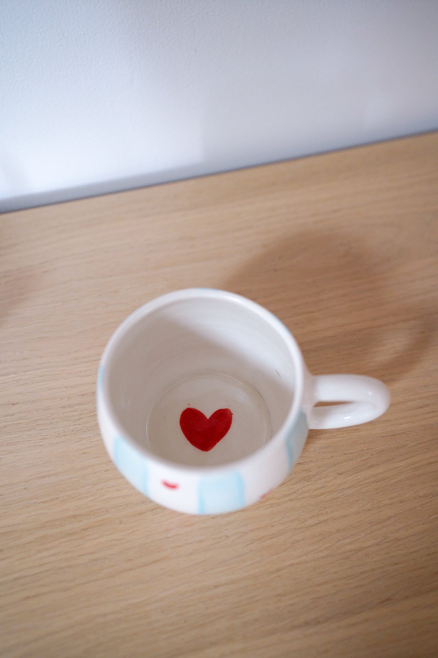 Tasse ronde Valentine blue