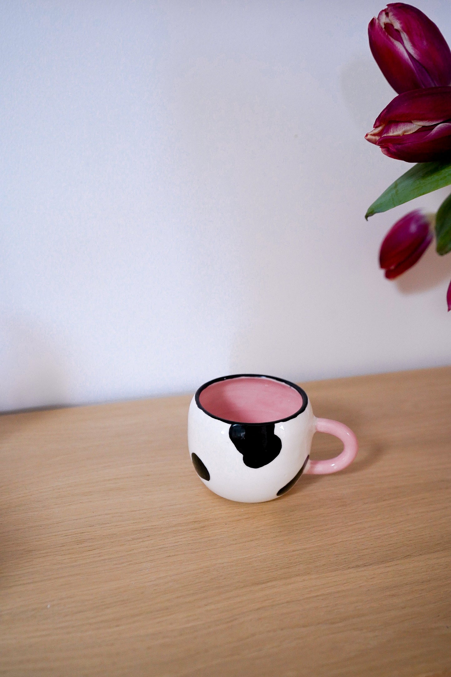 Tasse ronde cow pink