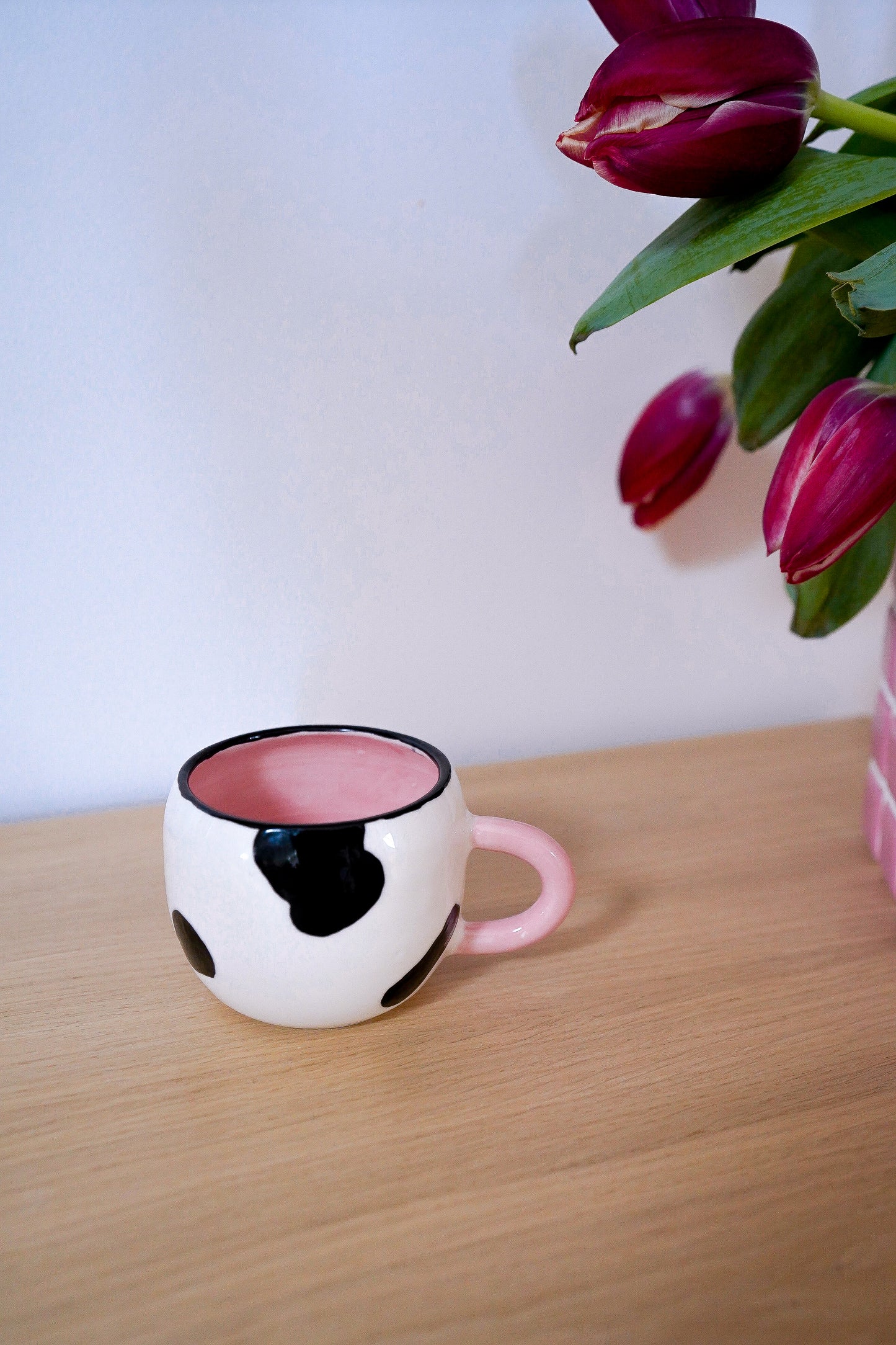 Tasse ronde cow pink
