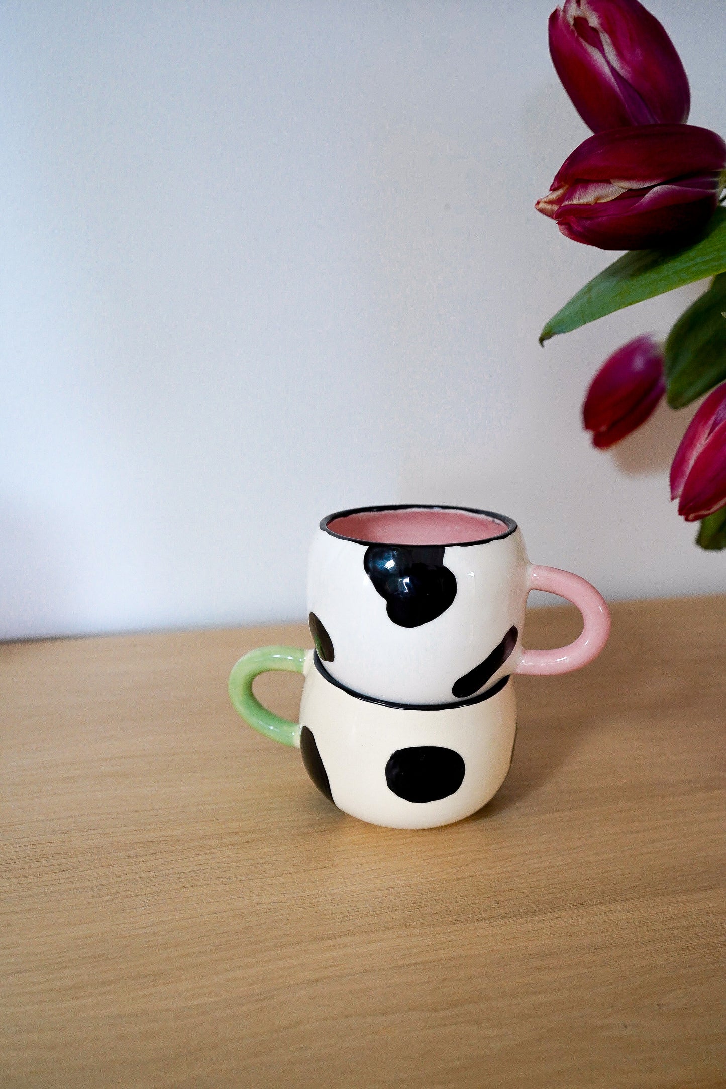 Tasse ronde cow pink