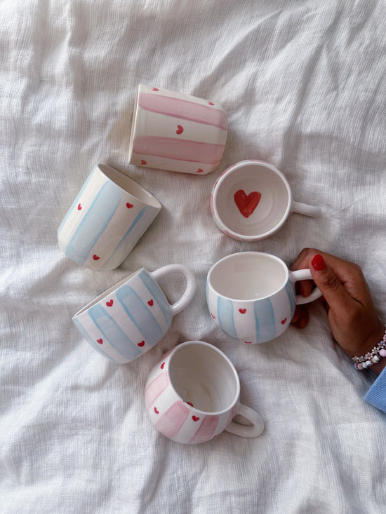 Tasse Valentine pink (sans anse)