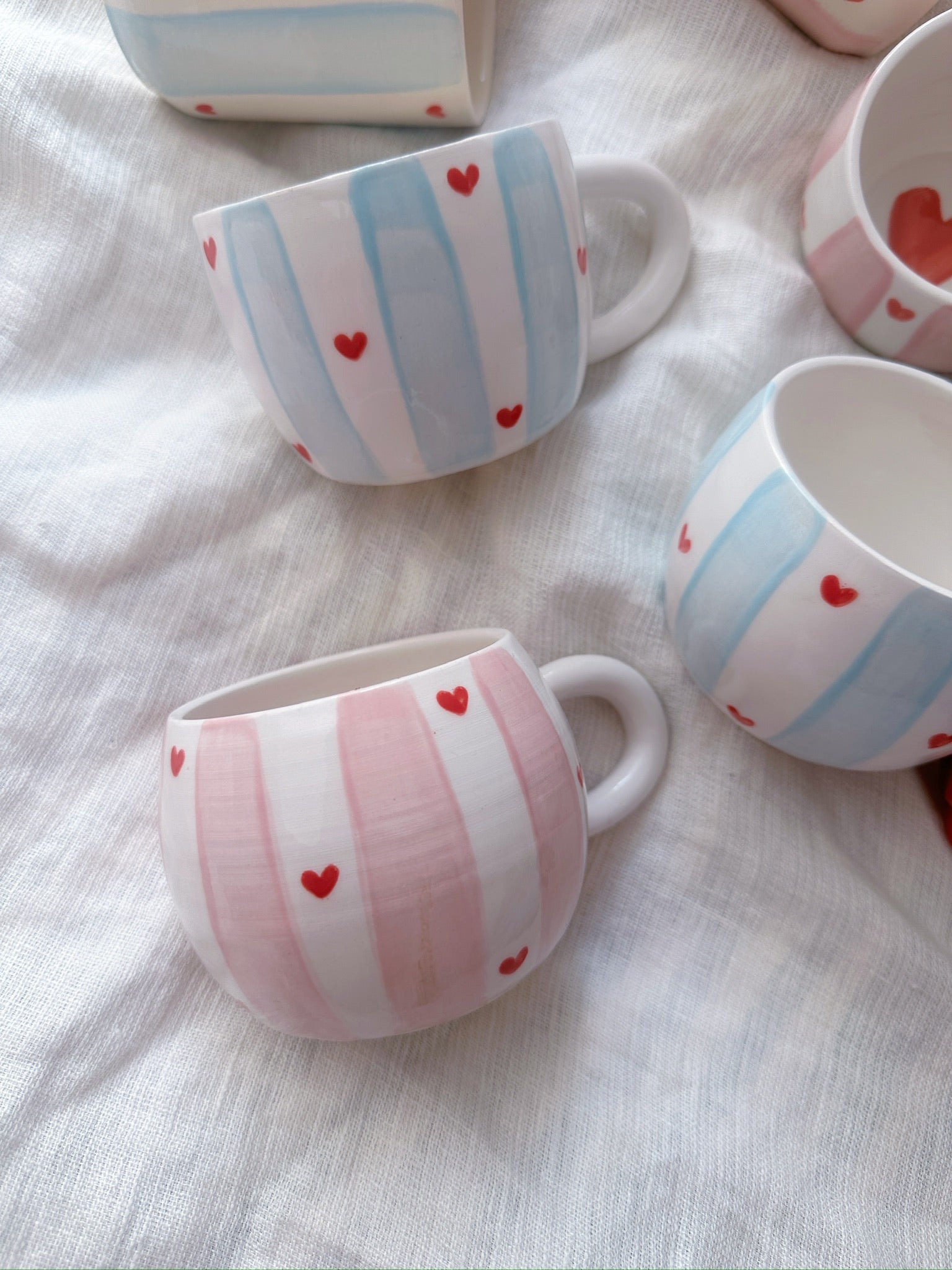 Tasse ronde Valentine pink