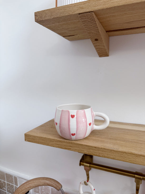 Tasse ronde Valentine pink