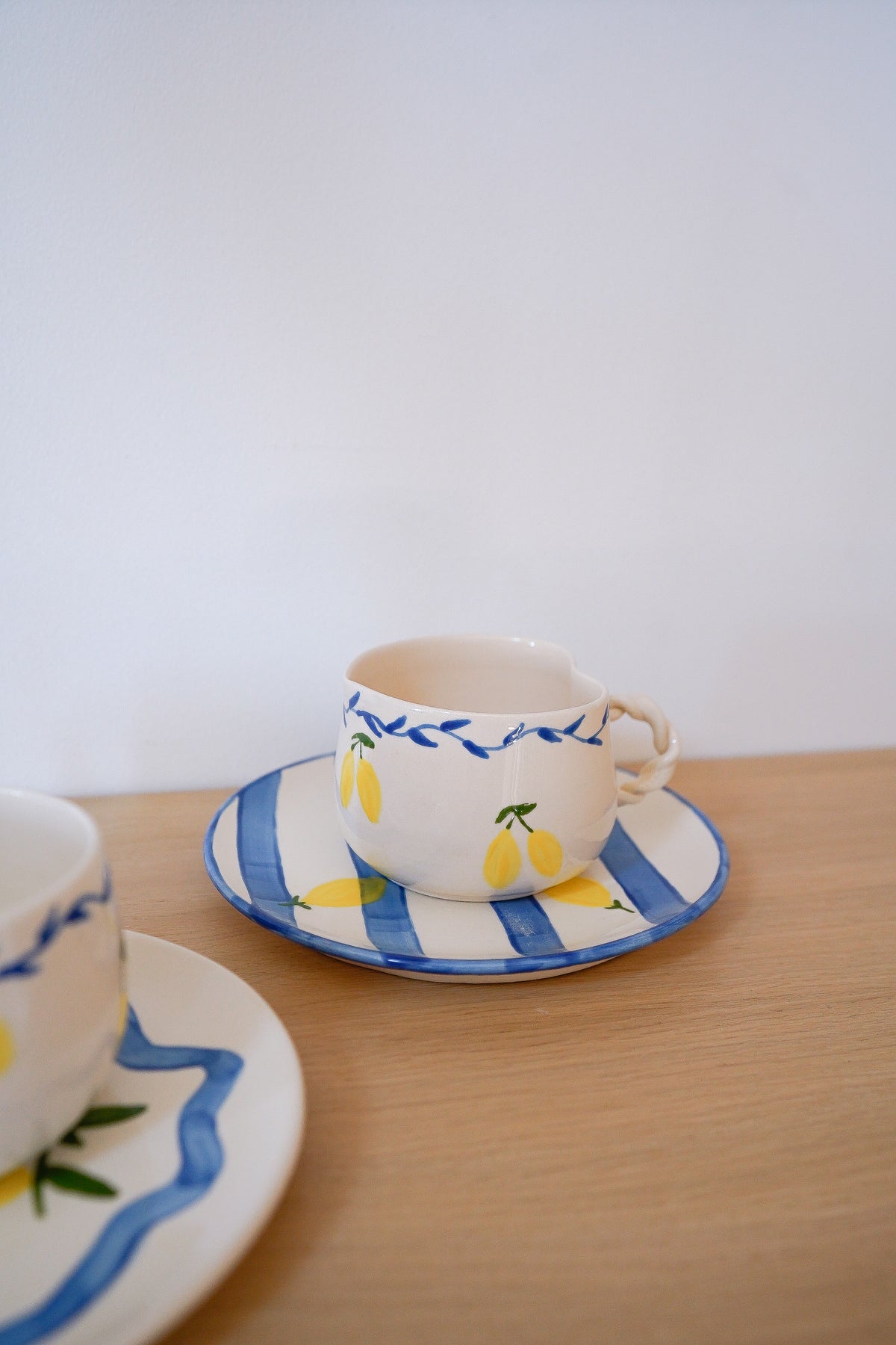 Assiette Dolce Vita Blue Stripes