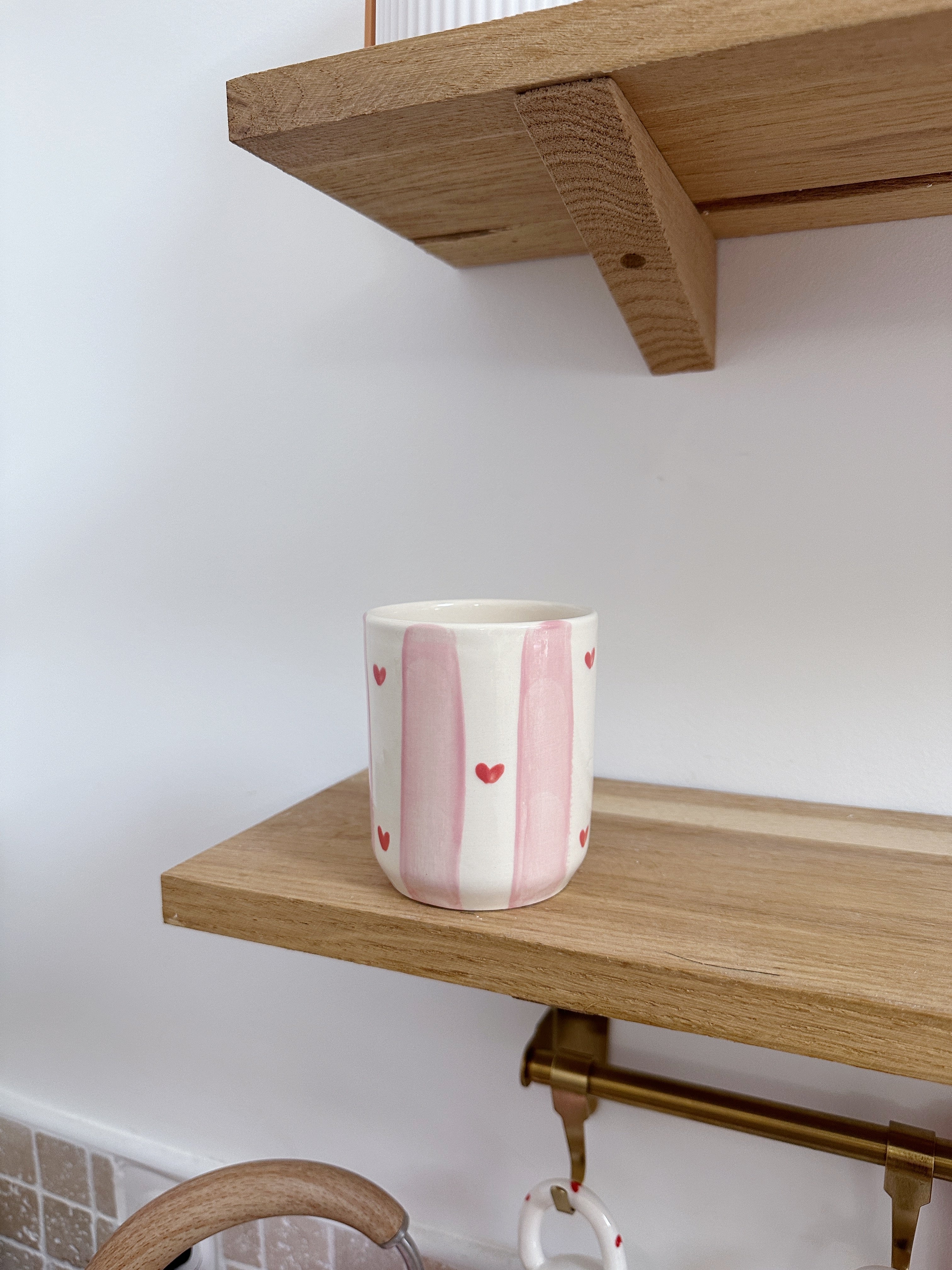 Tasse Valentine pink (sans anse)