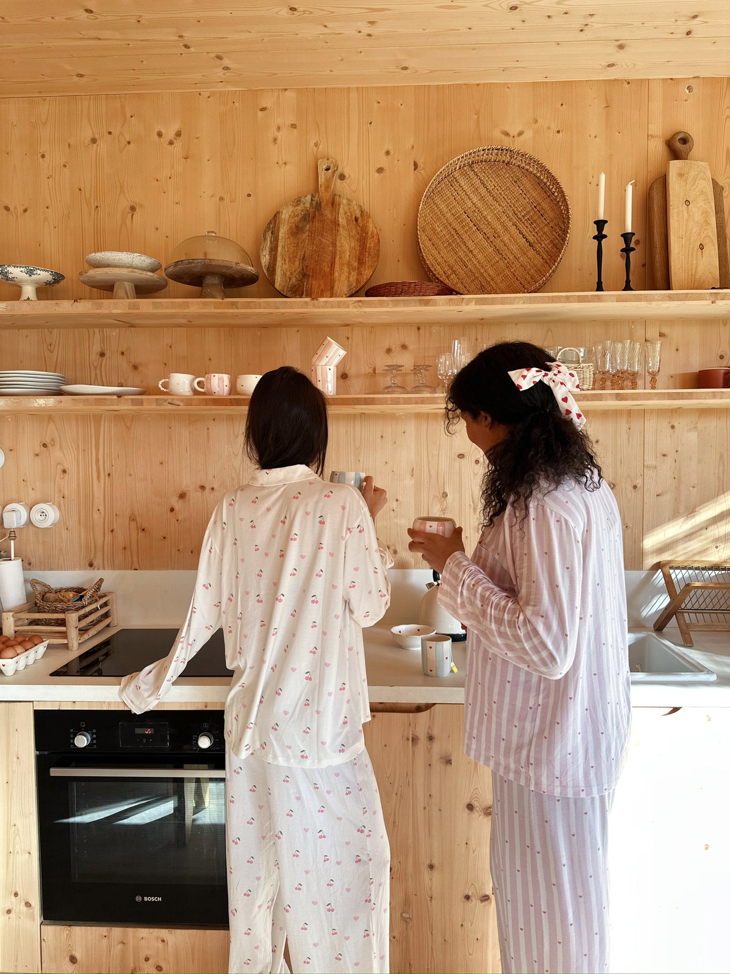 .Haut de pyjama à rayures