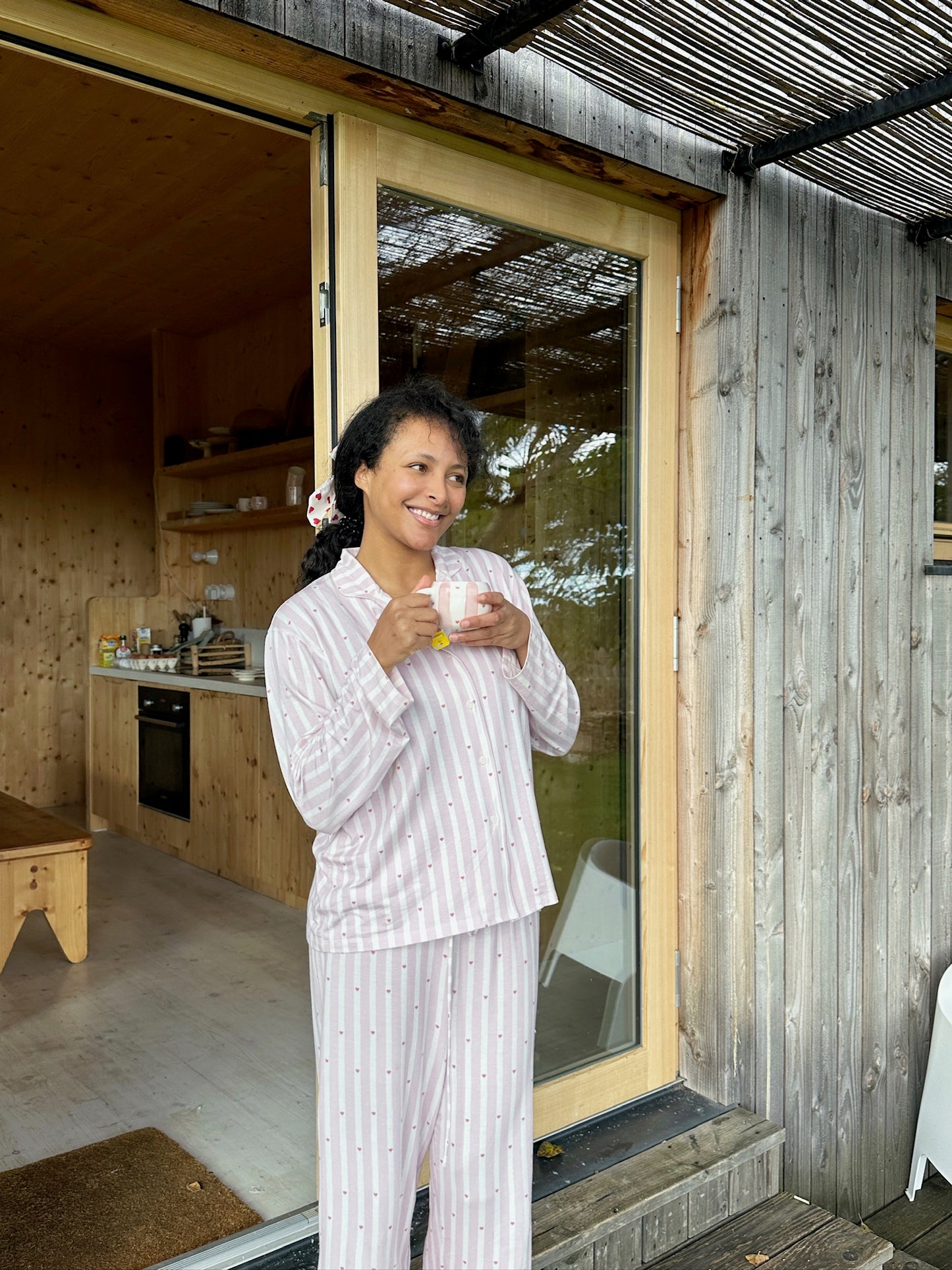 .Haut de pyjama à rayures