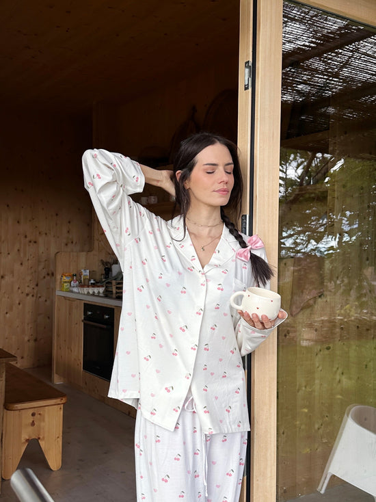 Haut de pyjama Cherries/Hearts