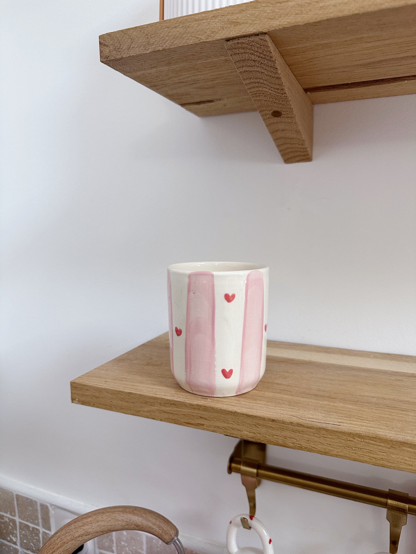 Tasse Valentine pink (sans anse)