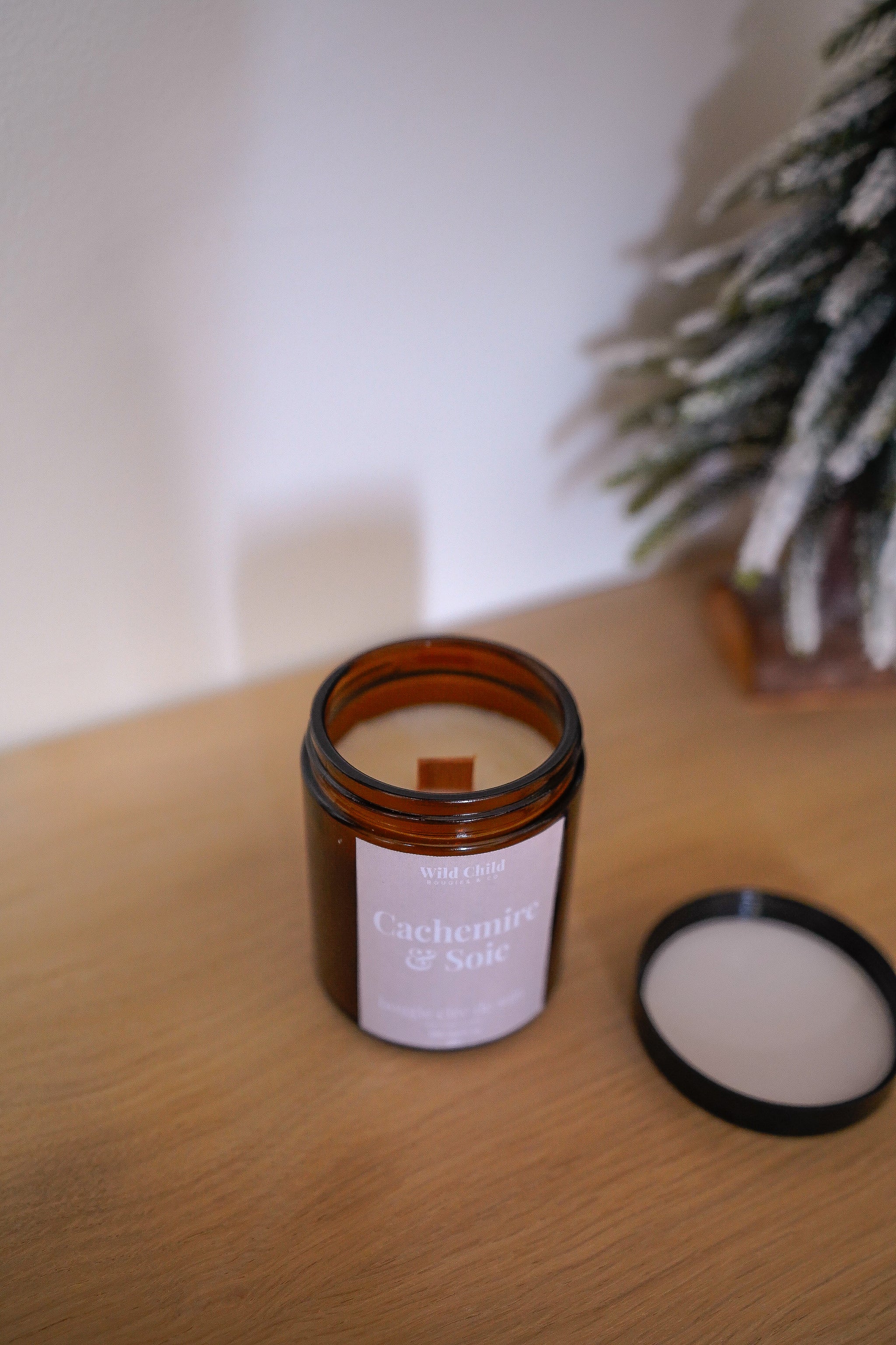 Bougie de Noël Cachemire & Soie