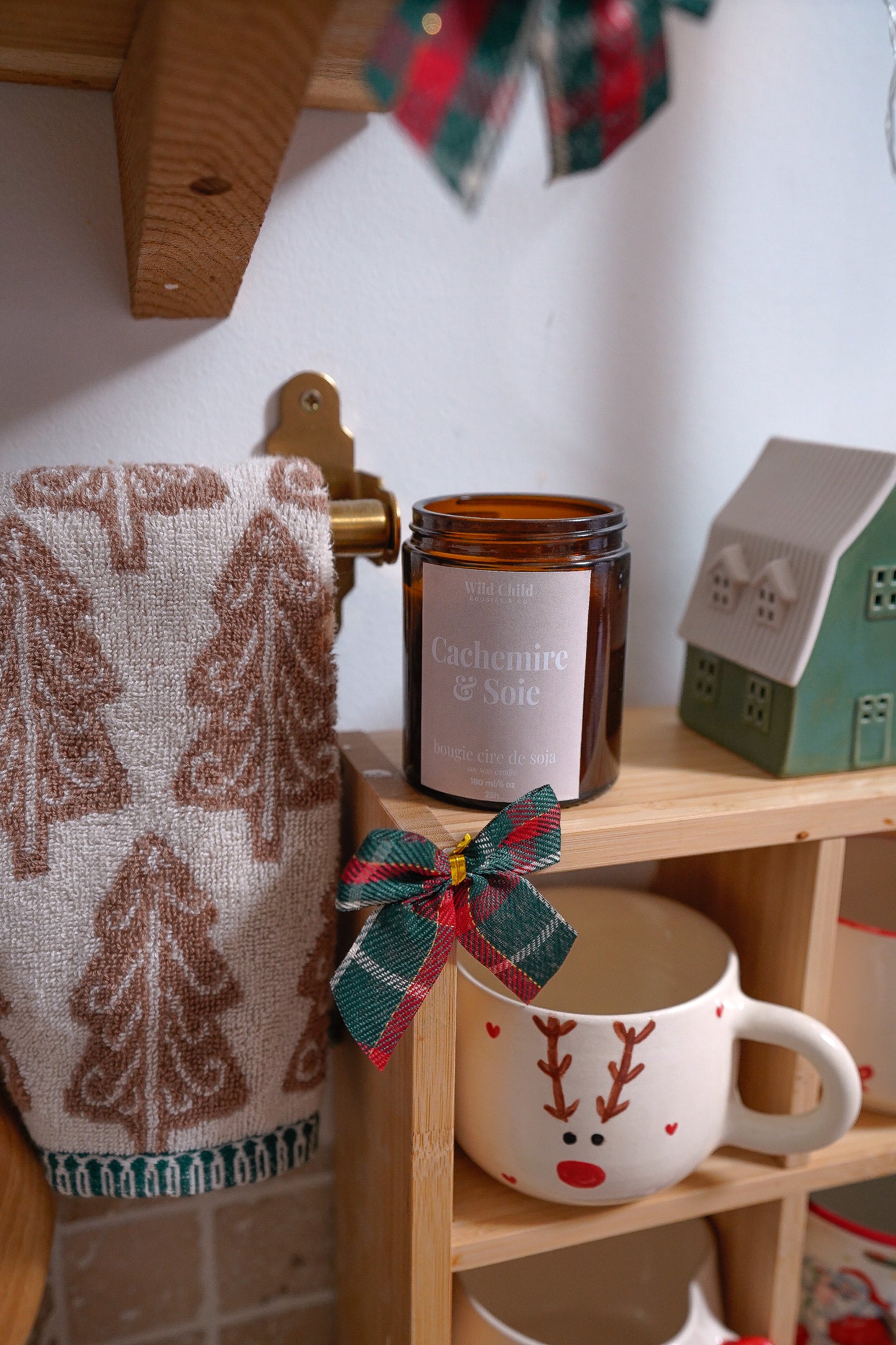 Bougie de Noël Cachemire & Soie