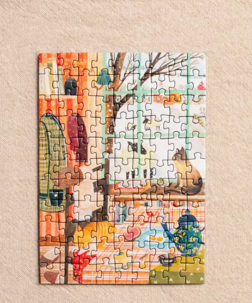 Mini-puzzle Hiver Douillet 99 pièces