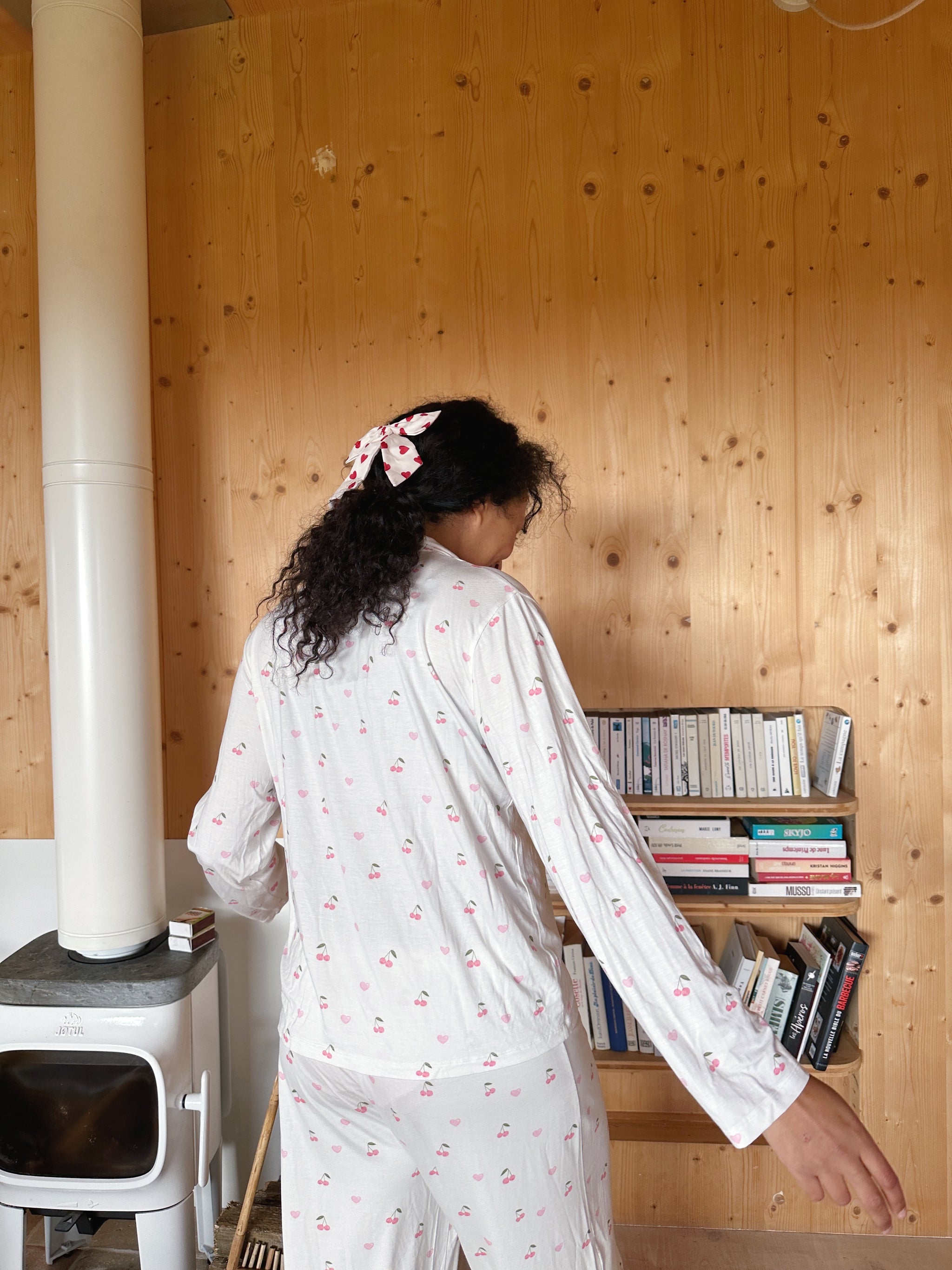 Haut de pyjama Cherries/Hearts