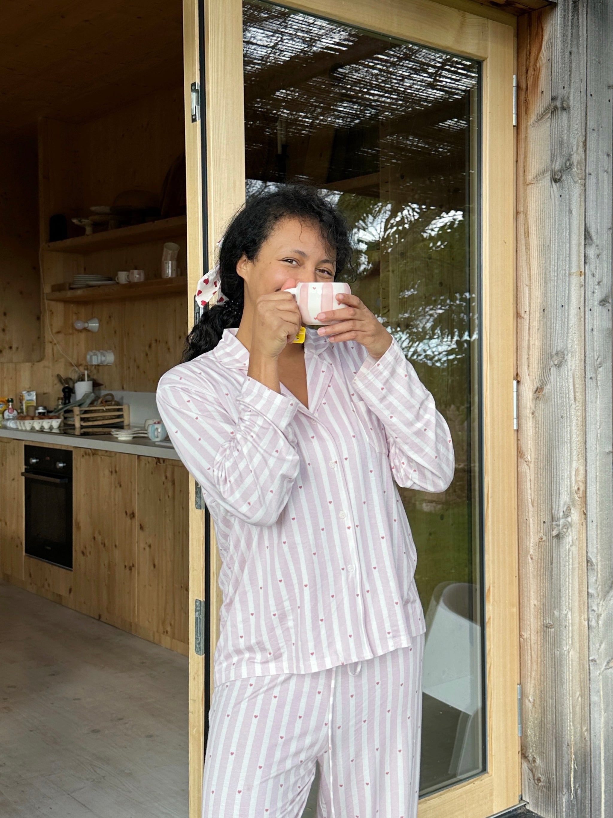 .Haut de pyjama à rayures