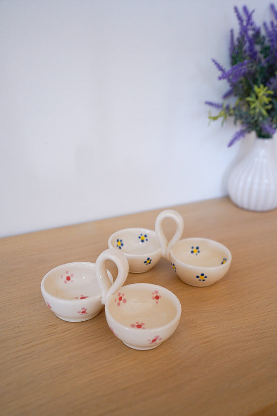 Double pots à épices Cottage Blue