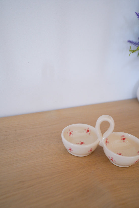 Double pots à épices Cottage pink