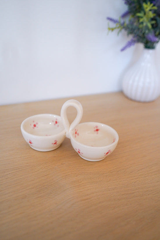 Double pots à épices Cottage pink