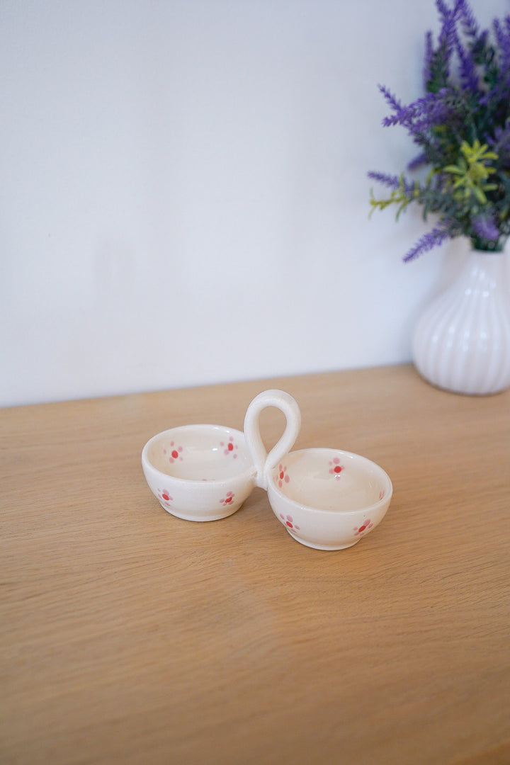 Double pots à épices Cottage pink