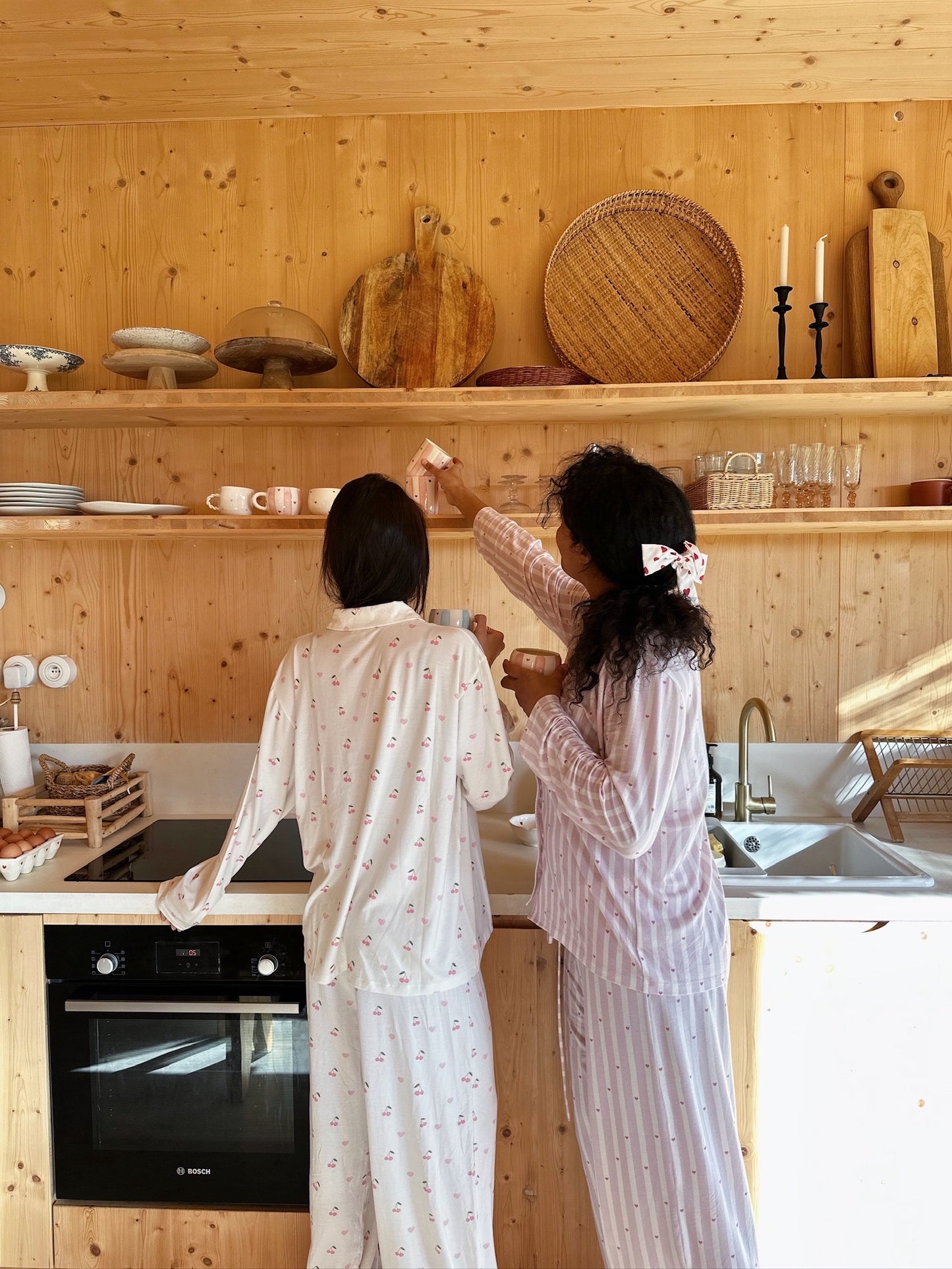 Haut de pyjama Cherries/Hearts