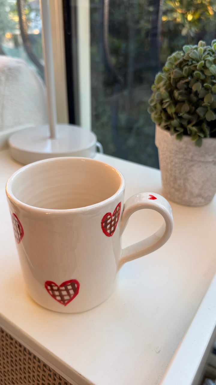 Imparfaits / Tasses carreaux/coeurs