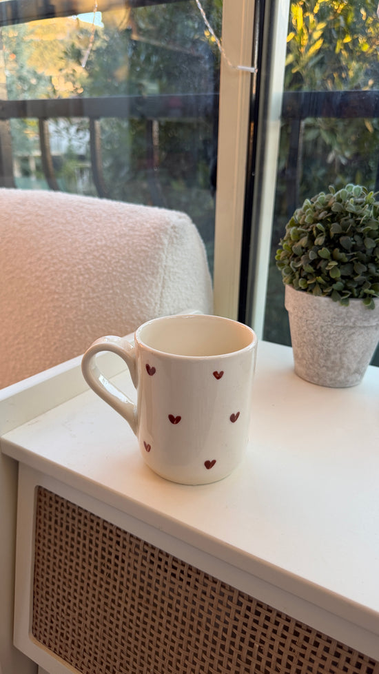Imparfaits / Tasses heart marron